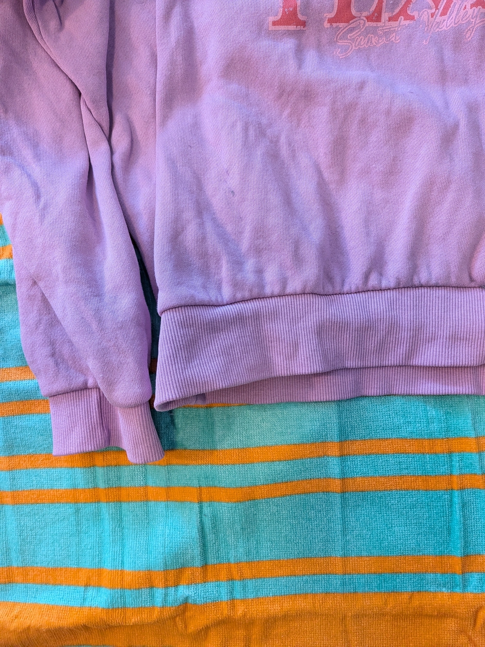 ASOS Austin Texas Lavender Fleece-Back Cotton Sweatshirt - Picture 3 of 5